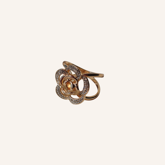 Anneau de foulard doré