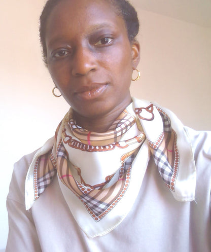 Foulard beige